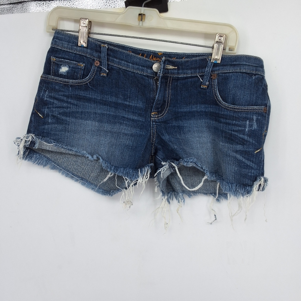 Ruehl No.925 Sz 27 blue Distressed Jean Shorts